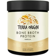 Terra Origin - Bone Broth Protein Powder Vanilla 20 Servings