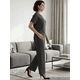 thumbnail image 4 of Conjunto 2 Piezas Casual Chic para Mujer Unitalla, Blusa de Manga Corta y Pantalón Cómodo, Estilo Elegante y Sofisticado para Mujer, 4 of 5