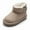 Khaki, variant on Balabala Toddler Snow Boots Winter Boots for Girls Water Resistance Boys Boots Kids Boots Solid Suede Boots Warm Lightweight