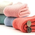 thumbnail image 6 of Yoicy Womens Extra Thick Wool Crew Socks (Set of 3),Plain Size 5-10 Assorted, 6 of 6