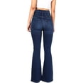 thumbnail image 4 of Ladies High Waist Wide Leg Denim Jeans Trousers Teenage Girls Flare Jeans Stretch Hip Jeans Bootcut Boyfriend Baggy Jeans Casual Trousers （Xl）, 4 of 5
