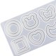 thumbnail image 3 of Fundición de silicona, oso estrellas herramienta de artesanía flexible para llavero de bricolaje decoración de , Sin Accesorios perfecl Fundición de llavero, 3 of 4