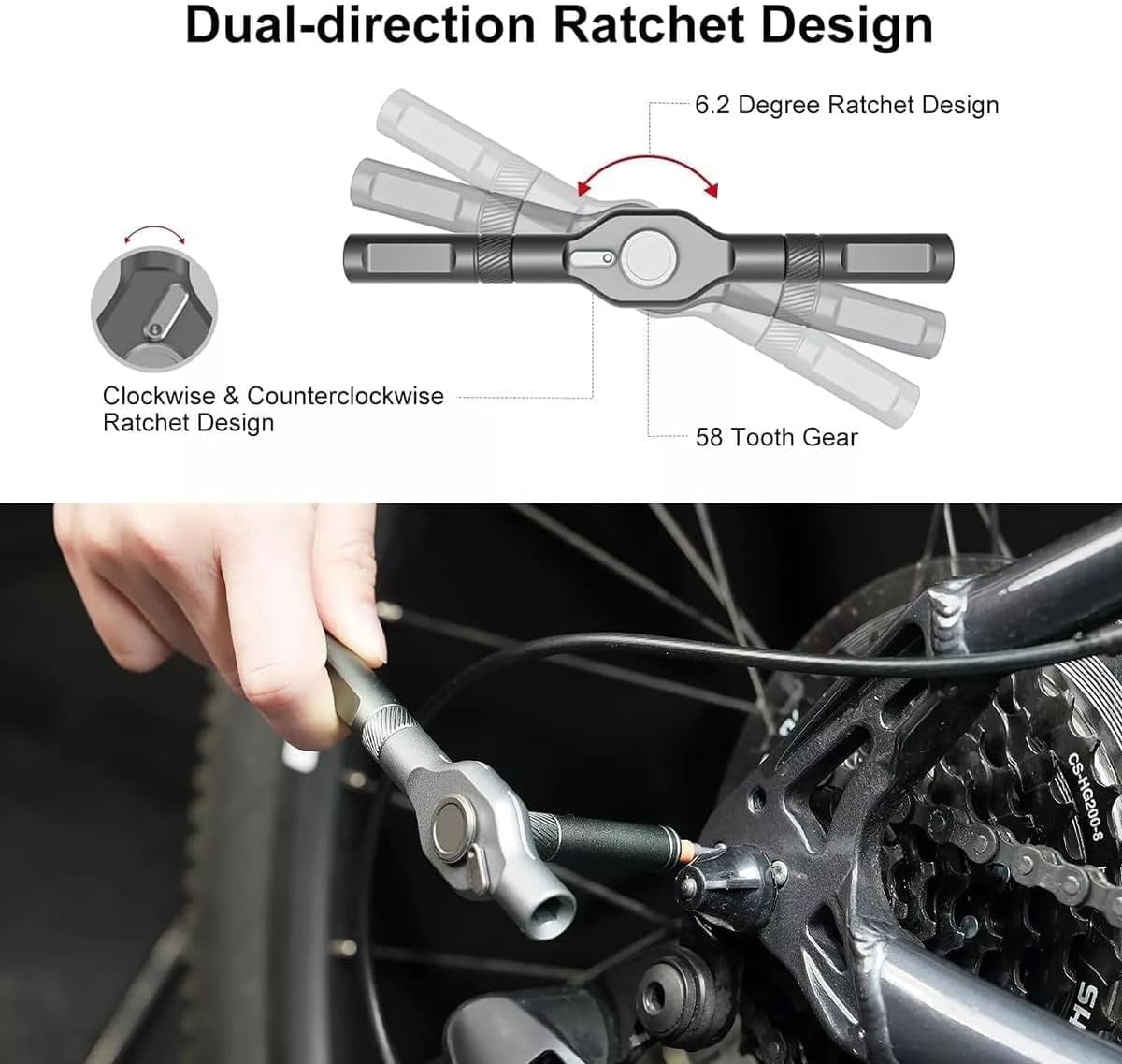 2025 Upgrade Velocitybe 42 in 1 Magnetic Screwdriver Set, Mixture Ratchet Screwdriver Set, Multi Bit Magnetic Drive Sets with Detachable Handle, Repair Tool Kit for Furniture Computer