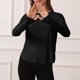 thumbnail image 5 of Camisas Femeninos Camas Entrenamiento Manga Larga Atletismo (M), 5 of 6