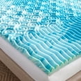 thumbnail image 4 of Contura 2 Inch GelLux Gel Infused Cooling Foam Mattress Topper, Twin, 4 of 9