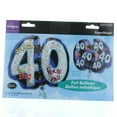 thumbnail image 3 of XL 27" Oh No The Big 40 Happy Birthday Foil Balloon Super Shape Mylar Party, 3 of 4