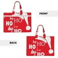 thumbnail image 2 of Kdxio Saying Ho Ho Ho File Tote Document Bag Business Briefcase Bag Document Organizer Tote Briefcase for Letter A4 Files Business Teacher Office Bag, 2 of 8