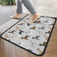 thumbnail image 4 of Bulldog Dog Door Rugs,Washable Non Slip Door Mats Indoor,Decorative Door Mats,Entry Mat Indoor for Entrance,Bedroom,Kitchen,Bathroom,30"x17", 4 of 6