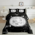 thumbnail image 2 of Football Comforter Sets Full Size Teens Adults,Silver Hippie Soccer Bedding Set,Hip Hop Down Comforter Bedroom Decor,Sports Lover Bed Set, 2 of 7
