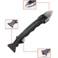 thumbnail image 4 of Caulk Remover Tool Silicone Caulking Tool,Multifunctional 3 in 1 Grout Remove Scraper Caulking Finishing Tool Sealant Caulk Remover Glass Glue Angle Scraper,for Bathroom,Sink Joint, 4 of 4