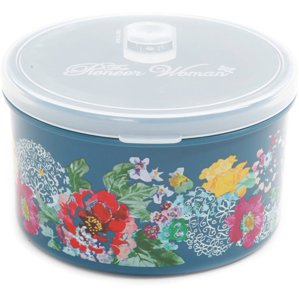 The Pioneer Woman Country Garden 42 oz Round Container, Multiple Colors