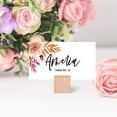 thumbnail image 3 of Koyal Wholesale Autumn Dried Florals Place Cards for Wedding Party Tables, Seating Name Place Cards for Holders, 60 Pack, 3 of 5