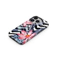 thumbnail image 3 of DesignSkinz Scratch-Resistant Hard Slim Case Compatible with iPhone 14 Plus (Compatible with MagSafe) - Vivid Tropical Chevron Floral v1, 3 of 9