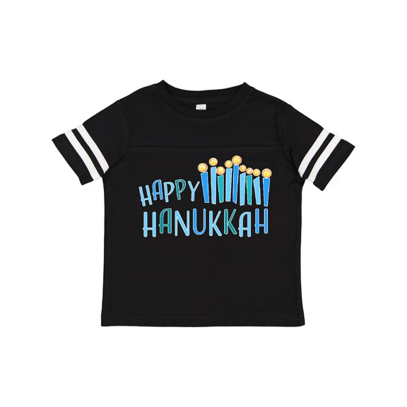 Inktastic Happy Hanukkah with Candles Boys or Girls Toddler T-Shirt