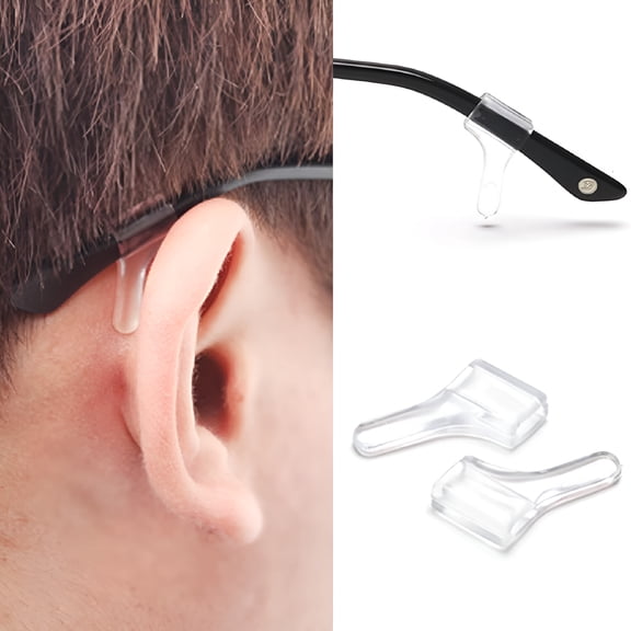 HBMYN 25 Pairs Eyeglasses Ear Grip Ear Hooks, Anti-Slip Holder Eyeglasses Stoppers Temple Tips Sleeve Retainer Eyewear Retainers Spectacle Stay For Eyeglasses, Sunglasses, Reading Glasses