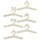 thumbnail image 3 of Mini Clothes Hangers Small Wooden Hanger For Kids Room Beige Hanging Clothes 6Pcs, 3 of 5