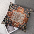 thumbnail image 7 of Boho Style with Floral Pillow Cover Bohemian Gray Orange Decorative Pillow Cases Square Cushion Cover for Home Bedroom Livingroom Sofa Couch, 7 of 7