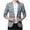 Gray, variant on IROINNID Men's Blazer Notch Lapel Long Sleeve Plaid Leisure Fine Check Woolen Slim And Handsome Suit Top