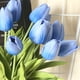 thumbnail image 4 of Bearachild Mini flor artificial, lirio único, tulipán, flor monarca, flor falsa de PU, decoración para el hogar y la Oficina, decoración para Flores artificiales lago azul Bearachild HA6563-07B, 4 of 6