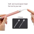 thumbnail image 4 of 2 Pcs Ear Wax Removal Tool with Light - Ear Pick Cleaner Kit for Kids and Adults, Earwax Spoon Digger & Tweezers for Ear Health Care Gift Set with Case, 4 of 9