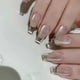 thumbnail image 2 of Cats Eye Press on Nail Glass Coffin Acrylic Fake Nail Reusable Stick on Nail for DIY Nail Art Manicure Decorations, 2 of 4