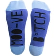 thumbnail image 4 of Pavilion Gift Company - Moo-ve B*tch - S/M Unisex Cotton Blend Sock, 4 of 8