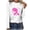 Z4-White fall tops women, variant on DIOAZUD Womens Breast Cancer Awareness Long Sleeve Shirts Crew Neck Pink Ribbon Print T-Shirts Lightweight Casual Tees