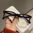 thumbnail image 4 of Montura de gafas de ordenador transparente para hombres y mujeres, gafas redondas Anti luz azul, gafas opacas, lentes ópticas, 4 of 4