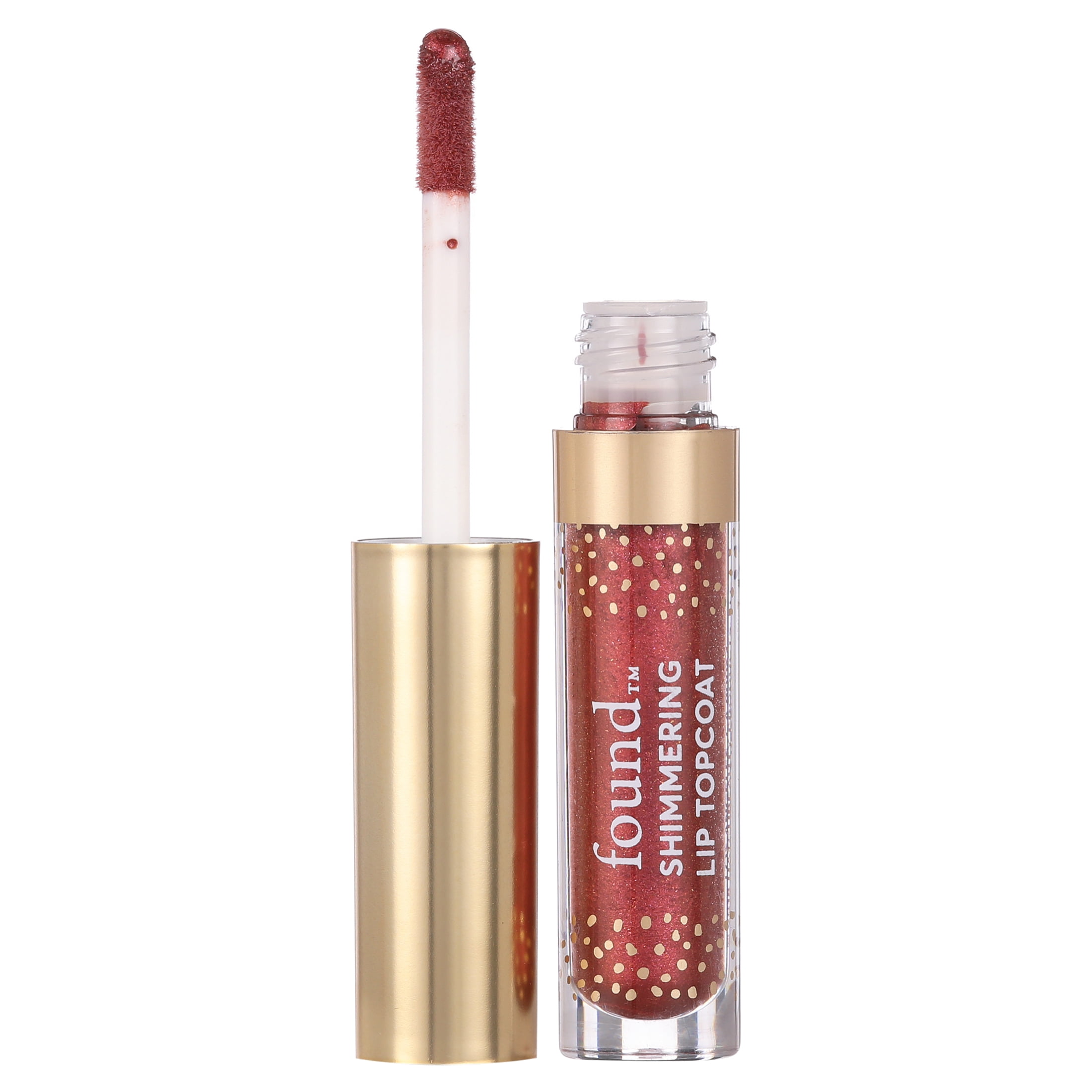 found Nourishing, Hydrating Shimmer Lip Topcoat Lipstick with Tamanu Oil, 40 Supernova