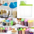 thumbnail image 4 of Juego de almacenamiento de contenedores - Contenedores herméticos para almacenamiento de alimentos, organización de cocina y despensa para harina - Di 2.5L verde Sunnimix Dispensador de cereales, 4 of 8