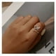 thumbnail image 4 of Anillo de plata 925 con forma de mariposa ajustable, antialérgico, 4 of 4