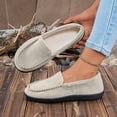 thumbnail image 2 of Lightweight Loafers for Women Non-Slip Casual Womens Fleece Lined Slip on Shoes for Women Winter Comfortable Dressy Casual Walking Shoes, 2 of 9