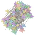 thumbnail image 3 of 200 Pcs Multicolored Quilting Pins, Butterfly Shaped Head Pins For Diy Jewelry, Sewing And Crafts, 3 of 5