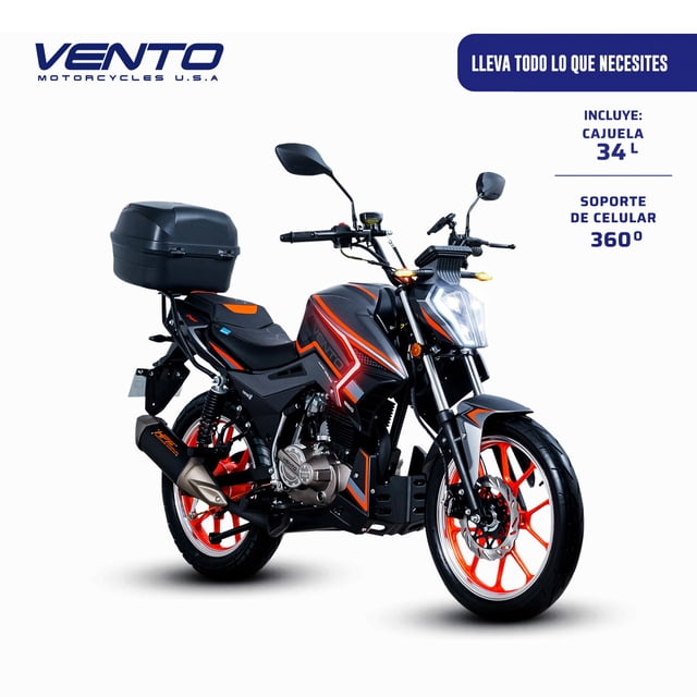 Motocicleta Urbana Vento Onyx 250 Negro 2027