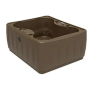 Aquarest Spas Premium 150 Hot Tub Spa 4-Person Plug and Play 12 Jets, Ozone and LED Waterfall, & Tub Cover, Brownstone