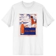 thumbnail image 6 of Orange Crush Woman On Seashore Men's White T-shirt-Medium, 6 of 7