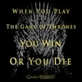 thumbnail image 2 of Men's Game of Thrones Win or Die Rules Graphic Tee Black 2X Large, 2 of 5