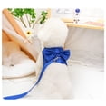 thumbnail image 4 of Adorable Pet Clothes for Cats & Small Dogs - Charming Spring & Autumn Wear Chamois Leather Bow Tie Chest Back, 4 of 4