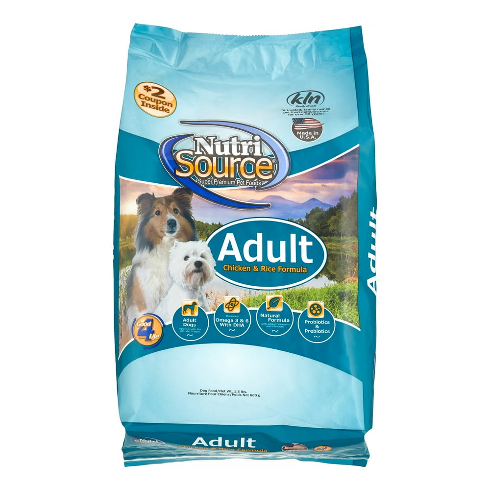 NutriSource Adult Dry Dog Food, 1.5 lb
