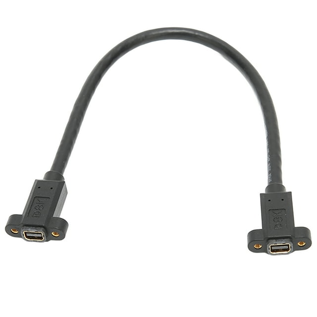 Cable Mini DP 8K 60 HZ 4K 144 HZ Panel de montaje Adaptador Mini Displayport hembra a Mini Displayport hembra 30 cm