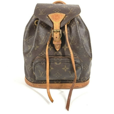Pre-Owned LOUIS VUITTON M51137 Monogram Mini Montsouris Backpack in Canvas, Brown,... (Fair)