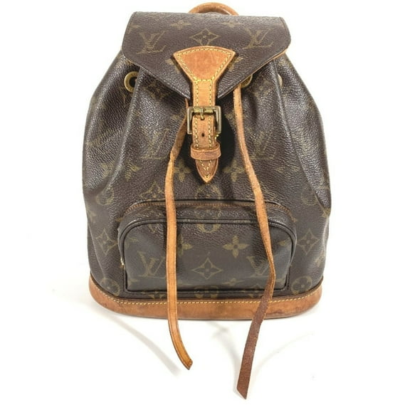 Pre-Owned LOUIS VUITTON M51137 Monogram Mini Montsouris Backpack in Canvas, Brown,... (Fair)