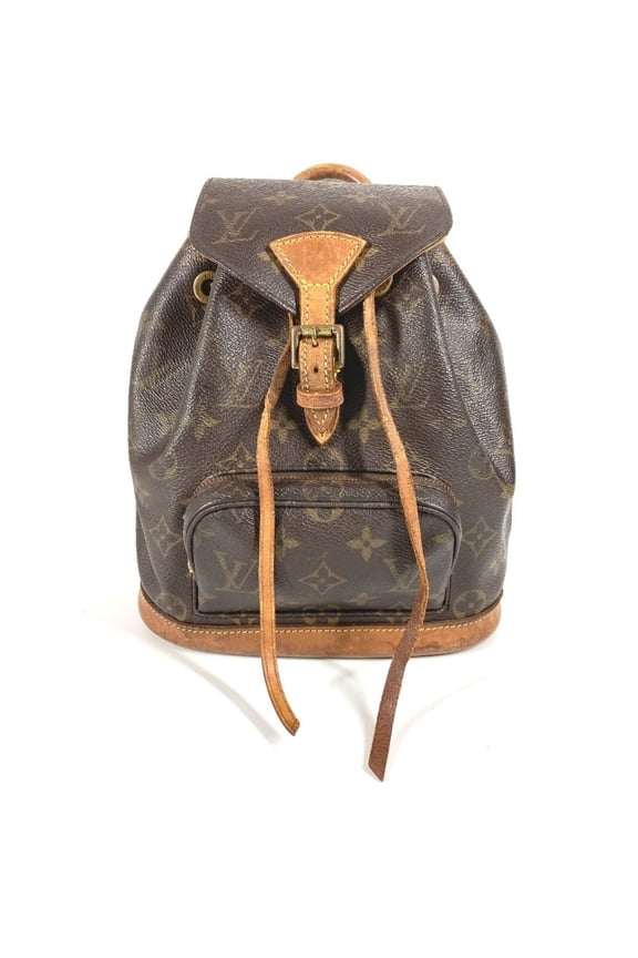 Pre-Owned LOUIS VUITTON M51137 Monogram Mini Montsouris Backpack in Canvas, Brown,... (Fair)