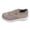 Khaki, variant on Orthopedic Walking Shoes for Women Woven Breathable Mesh Sneakers Lightweight Non Slip Arch Support Slip on Flat Shoes Khaki Size 9