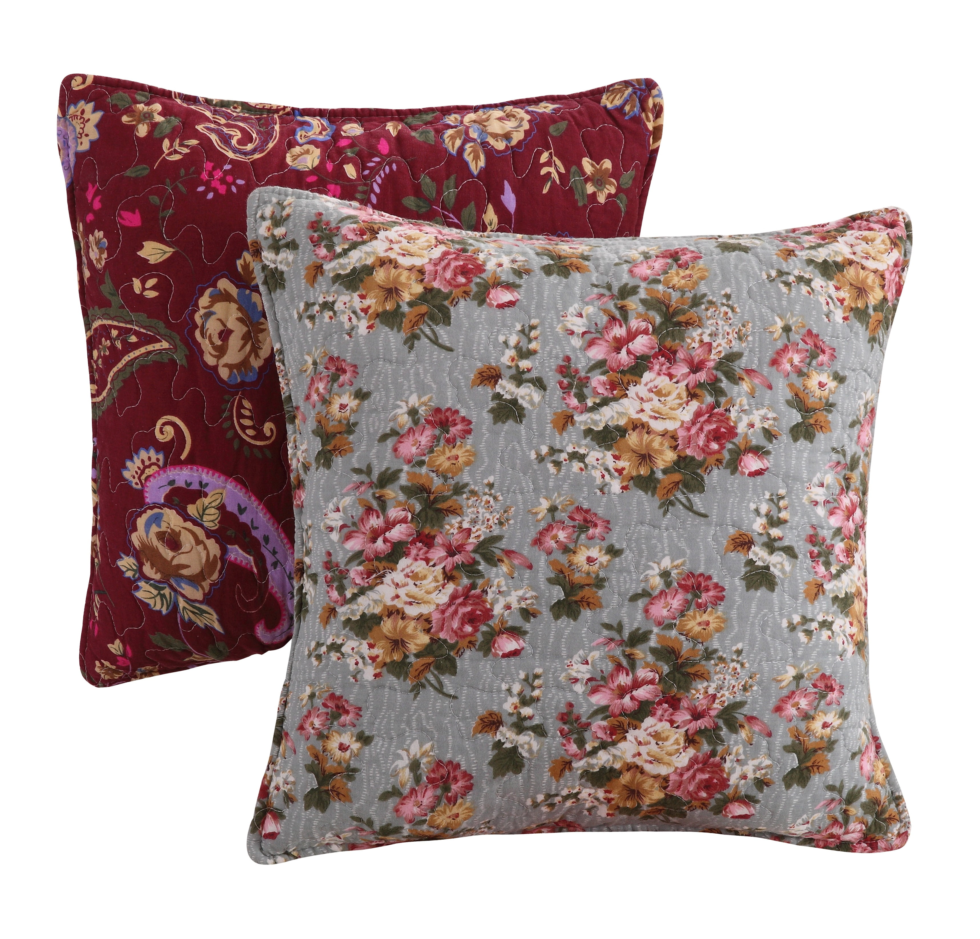 Global Trends Antique Chic Decorative Pillow Set - Walmart.com ...
