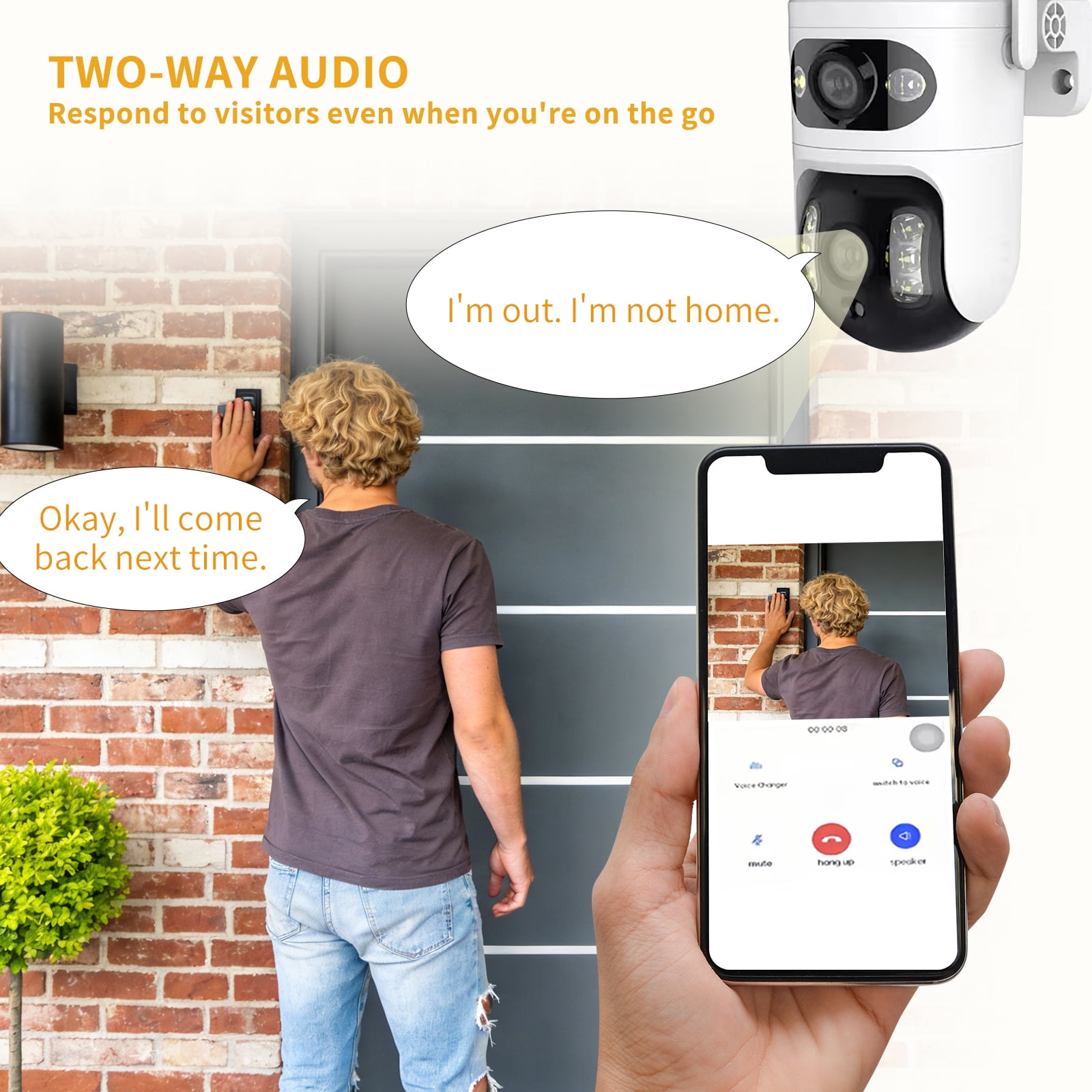 1080P Security Camera for Home Outdoor Security