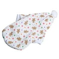 thumbnail image 4 of Dog Warm Jacket, Polyester Cotton Soft Gingerbread Man Print Elastic Cute Christmas Dog Hoodie  For Home For Small Large Pets M, 4 of 8