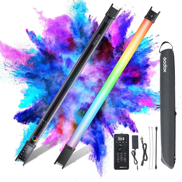 Tubo de luz Godox TL60 RGB a todo color con batería de 2600 mAh