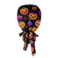 thumbnail image 5 of Kamentoy Women Halloween Print Scrub Cap Soft Elastic Breathable Adjustable Work Hat Hair Cover For Fall Holiday Party Headwear For Ladies, 5 of 6