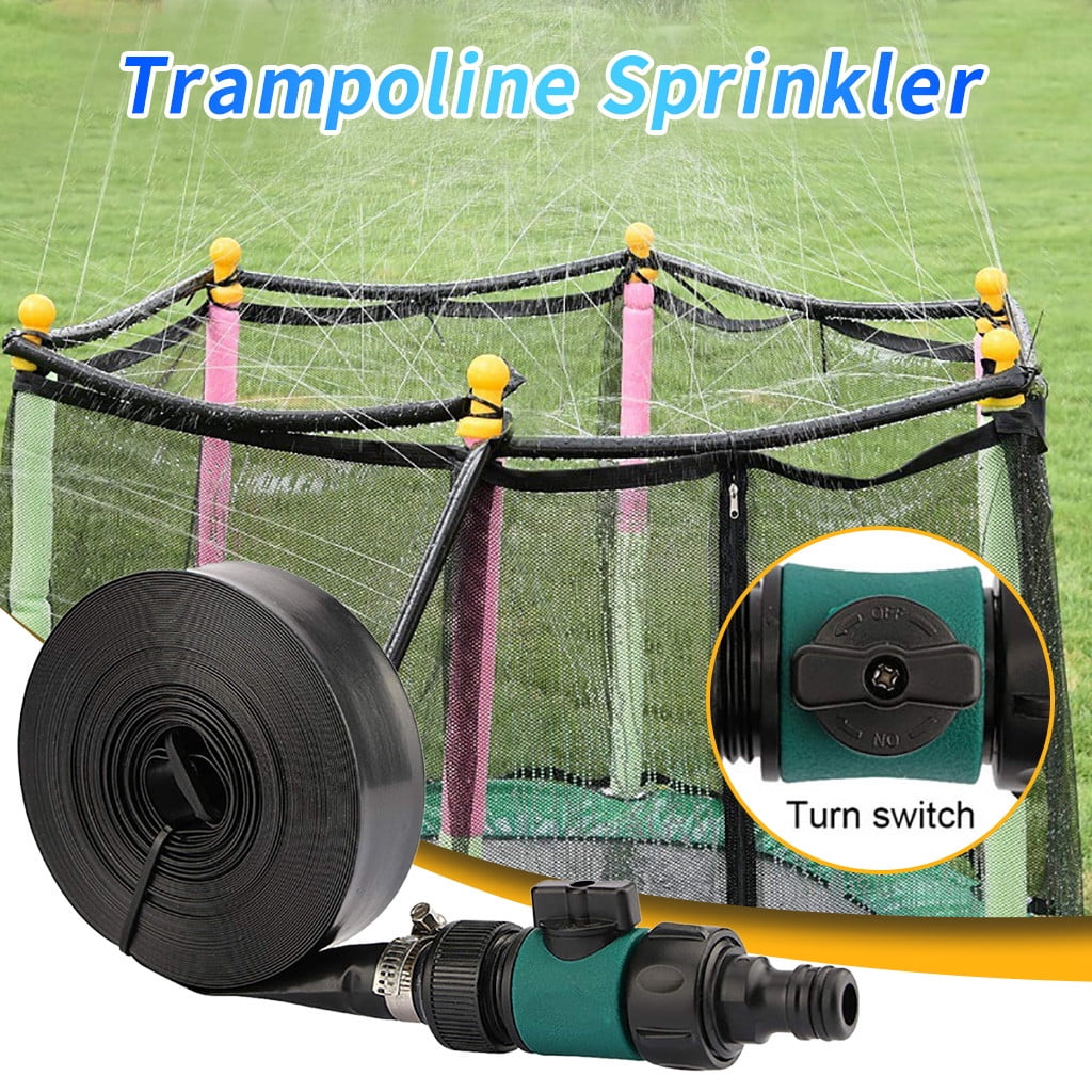 Trampoline Waterpark Sprinkler Best Outdoor Summer Toys For Kids Outside 